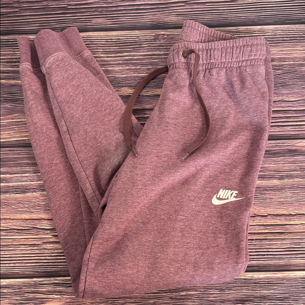 NIKE Junior’s Youth Burgundy Pink Jogger Pants